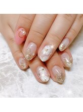 ネイルアンドビューティーサロン クリア(CLEAR)/トレンドフラワーネイル♪