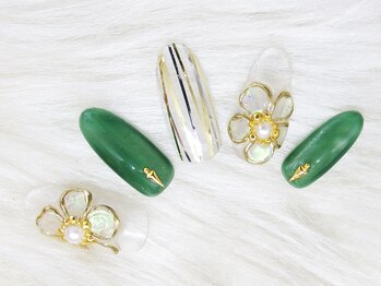 アンジェヴォーグ 名古屋本店(Angevogue)/大輪のオーロラフラワー