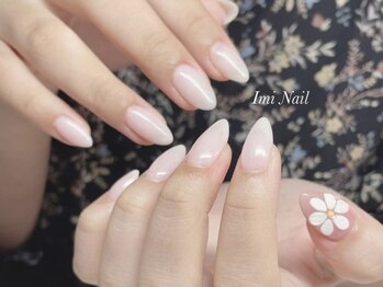 マカリナ イミ ネイル(MAKARINA Imi Nail)の写真/【ワンカラーorグラデ*¥5300】手指が綺麗に見える上品デザイン♪オフィスネイルにもこだわりを☆