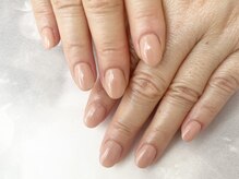 エムスラッシュ ネイル センター北店(M.SLASH)/パラジェル ピンクベージュ