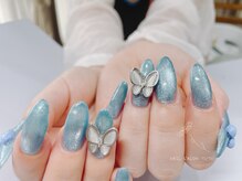 チュチュ(tutu)/ブルーマグネットネイル