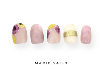 マリー ネイルズ いわきラトブ店(MARIE NAILS)/定額7,700円税込　パープル1111d