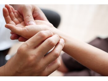 スピロソフィア/脈をみている所