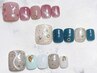 【フット/夏ネイルにぴったり♪】定額アート￥7000
