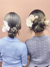 パリス 明治神宮前店(PARiS)/お友達同士で成人式前撮り☆