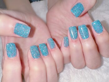 ラルネイル 大宮(Lull. nail)/#フラッシュネイル#ブルーネイル