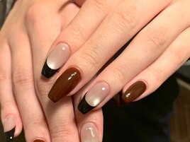 黒フレンチボルドー￥7990