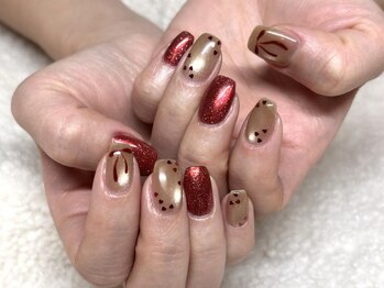 アミ バイ アメリ(AMI by Amelie)/バレンタインネイル:ruka