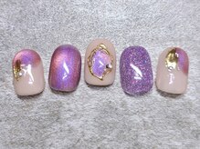 輝き上品トレンドネイル【旧アートB】両手アート4本~6本