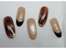 フレンチべっこうネイル