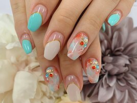 (松崎)大理石nail