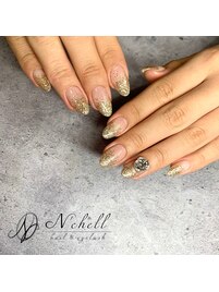 ラメグラデーション