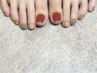 《Foot》持ち込みデザインOK!つけ放題6本アート★(万代/ネイル/フットネイル)