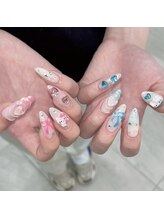 モカ 心斎橋(moca by Lee)/【Aina】アシメネイル