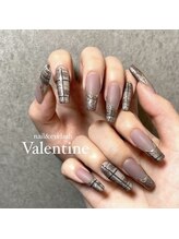 ネイルサロン ヴァレンタイン(nailsalon Valentine)/チェックフレンチネイル