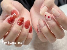 フォルトゥーナ 神田(Fortuna)/バレンタインハートネイル¥7500