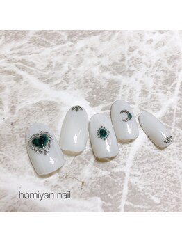 ホミヤンネイル(homiyan nail)/ターコイズネイル