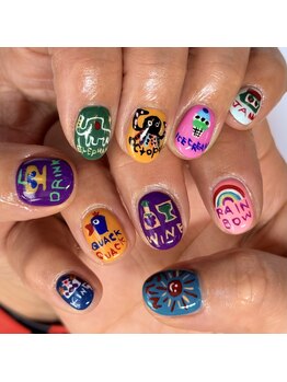 ボーホーネイルズコレクション(BOHO NAILS COLLECTION)/手描きアート