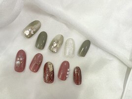 涼秋ニュアンスネイル☆