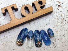 サロン ザ トップ(Salon the Top)/定額W-9 マーブル×マグ結晶