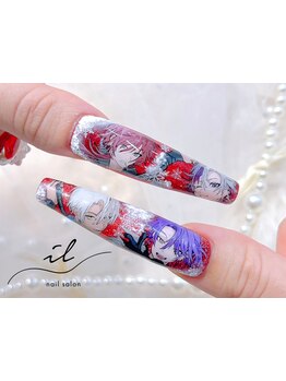 手描きアートが得意なサロン