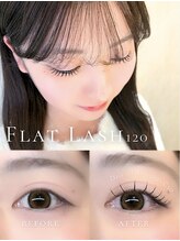 ベレアラッシュ 神田(Bellea Lash)/マツエク120本/フラットラッシュ