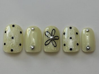 イエローレースドット¥8000