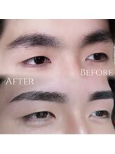アニーアンドジーノイマザト(Annie&Gino imazato)/今里メンズ眉毛スタイリング