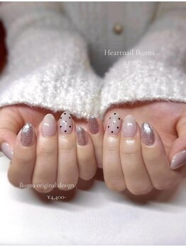 ハートドットネイル♪