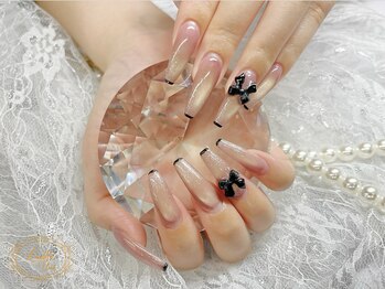 ラスターネイル(Luster nail)/ちゅるんマグのスキニーフレンチ