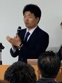 整体院心香(COCO)&nbsp;400人の前でセミナーの司会。