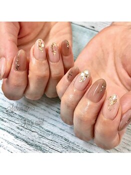 サロンドルリネイル(salon de Ruri nail)/◎秋のニュアンスネイル