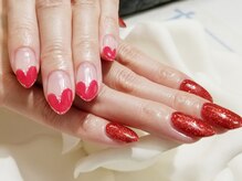 キープ ネイルサロン(KEEP)/ハートフレンチ♪