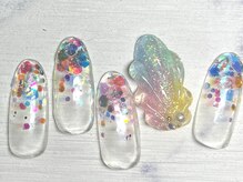 ネイルサロン インプレス(Impress)/人魚の鱗ネイル
