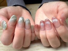 アミュリー ネイル アトリエ(Amury nail atelier)/アシメ マグネット ブライダル