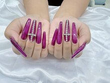 ルビーネイル 名古屋駅桜通口店(RUBY NAIL)/10本長さ出し10本アート付け放題