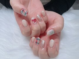 ぷくぷくクリスマスネイル☆