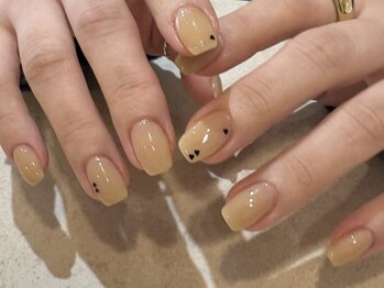 バレンタインネイル/ハートホロ