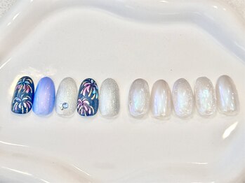 7月アートB　夏ネイル