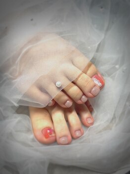 フット親指アート