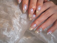 クリア 広尾 恵比寿(CLEAR)/パール風マグネットネイル