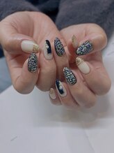 ブルーデイジー 栄本店(Blue daisy)/tweed nail/大人ニュアンス
