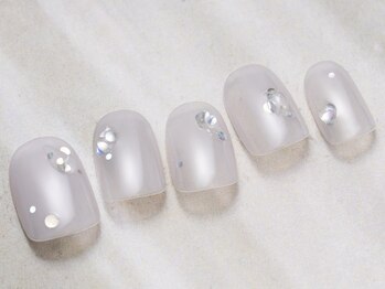 アイネイルズ 天神今泉店(I-nails)/【maya.h】オーロラ水滴ネイル