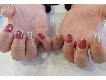 朱花 プルバイシュカ(fle by 朱花)/定額ネイル