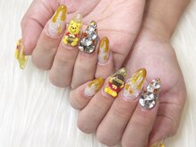 エム ネイル 本店(M Nail)/★クマキャラクター３dネイル★