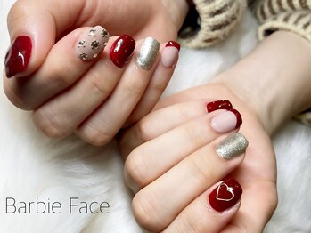 バービーフェイス 恵比寿(Barbie Face)/ビジューネイル