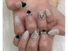 黒フレンチストーン敷詰