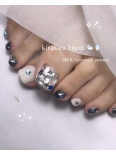 モナールアンド(MONNAL&)/キラキラフットネイル