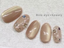 リール アイプラスビューティー(Rire eye + beauty)/75分デザインコース☆¥7700