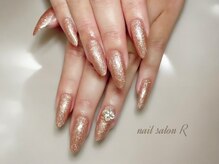 ネイルアンドアイラッシュサロンR/秋色ラメワンカラー